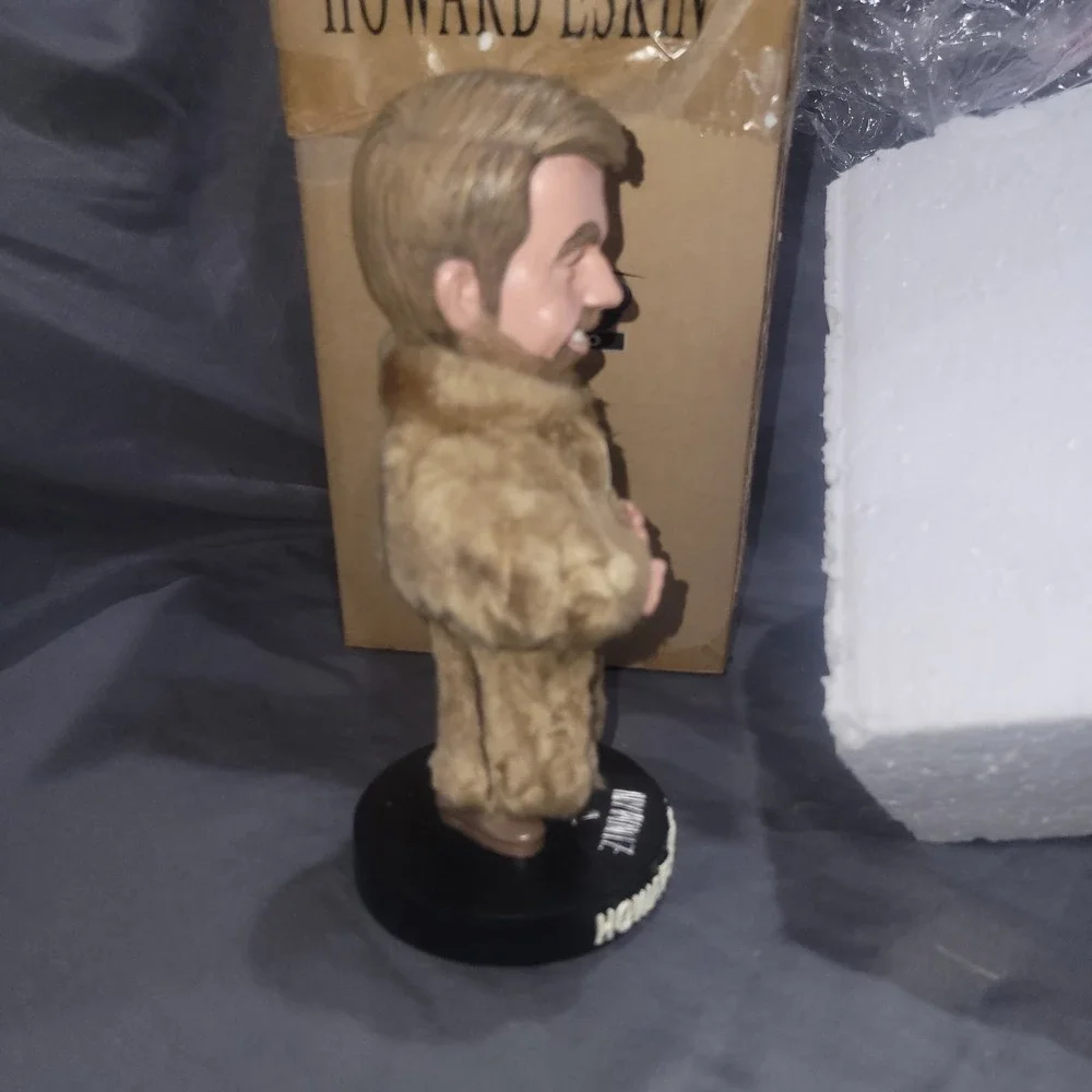 Howard Eskin Bobblehead Autograph Diamond + Mink Fur 94 WIP Philadelphia Eagles